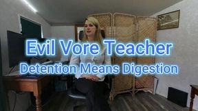 Evil Vore Teacher - Detention Means Digestion (Custom Vore, Giantess Belly Fetish)
