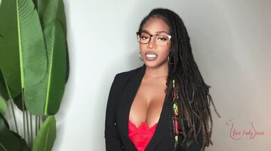 Boss girl in glasses at work edging you slow till you beg