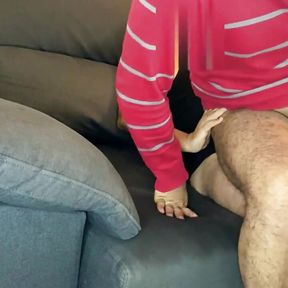 Riding My Brother-in-law&#039;s Cock on the Furniture at Home