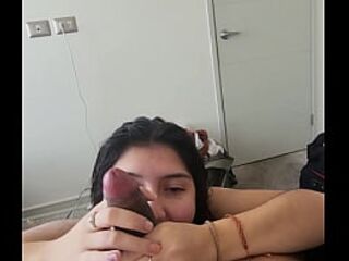Sucking my man dry after we get out of the shower