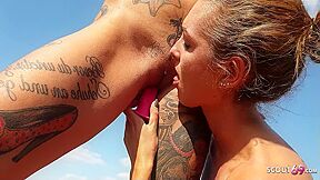 Real German Outdoor Ffm 3some - Mature Couple Have Sex With teen 18+ - Teaser Video