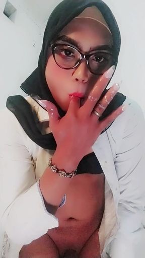 From Teacher to Cock Addict - Hijabi Sissy Mind Broken
