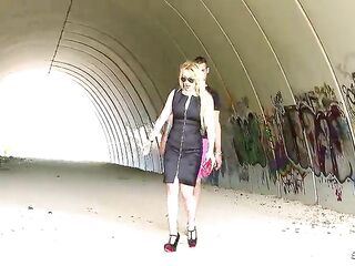 Large natural saggy Bazookas Cougar Step-Mamma entice to Hard Risky Outdoor Bang by Bulky Ramrod Hunk