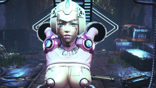 Female Transformer on a Sexmachine from Cybertron : Transformers Hentai Parody