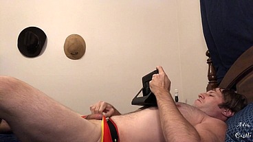 Stud Jerks Off 2 Porn In Jockstrap