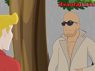 Animan Gay Porn with Well-Endowed Man in the Park