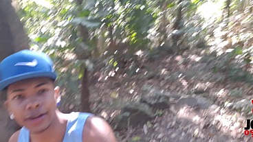 Comi uma desconhecida sem camisinha na cachoeira * Preta fogosa * Joao O Safado *