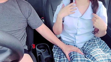 Nag Kantutan Kami sa Kotse Niya Shocks Dami Niyang Pinutok