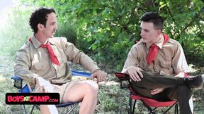 ”Boys At Camp - Innocent Scout Boy Gets His Tight Booty Pounded”