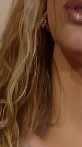 Hairy Blonde Babe Fingers to Ahegao Orgasm Ecstasy