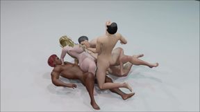Foursome Gone Right 3D