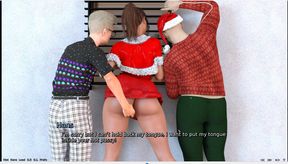 Laura Lustful  Secret christmas 2023 Mrs Santa sex with old man during roleplay as his wife