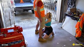 Roadside XXX - Blonde Babe banged By Her Car Mechanic