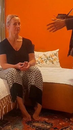 Amateur Blonde Mature Wife Enjoys Oral Sex in Between