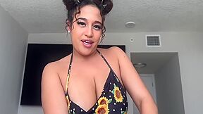 Curvy Bosomy Ebony Hottie Invites Her Bf To Breed Her Cause She Wanna Start A Family With Him