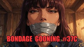Bondage Gooning #37C: Leather Mistress Bondage Goon State Overload (Animated, Music)