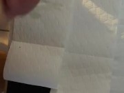 Flashlight fuck and Cum