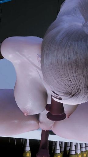 A beautiful girl's relaxation time   Clip 1