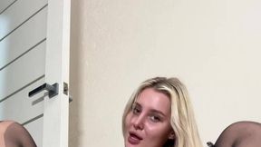 Member Model @anisaxluv @Teasing and #Stockings #Shaved Pussy #Blonde #Nude sexy hardcore xxx | Tik.Porn
