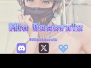 Slutty maid femboy shows her skills