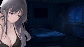 Slutty neighbor seduces during blackout