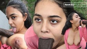 Dubai's Tatianna Prada Devours Massive Black Manhood in Hot Outdoor Encounter
