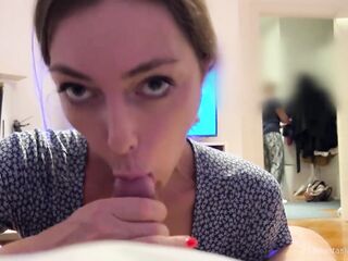 caught me giving a oral to my boyfriend. We were talking and this babe watched and that guy cum.