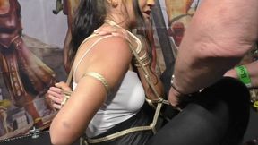 The new Mina Moreno "Ring the Bells" Challenge live from BoundCon 2025 - Game 8 - Full Clip wmv HD