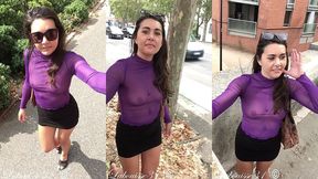 haut violet transparent en ville (exhib)