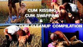 BEST CUM KISSING &amp_ CUM SWAPPING COMPILATION, CUM CLEANUP, CUM ON TITS &amp_ ASS, CUM LICKING, SPERM FETISH 6