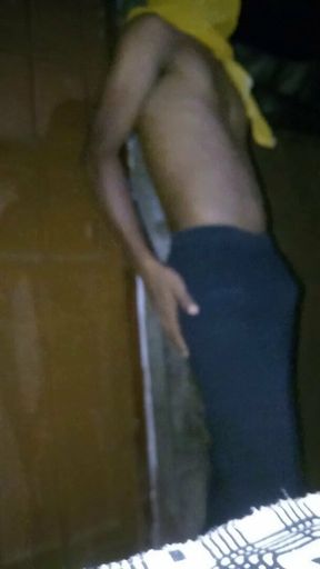 Indian 18 year boy wearing mom lenggis and dirty talk