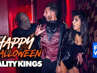 REALITY KINGS - Gianna Dior Clothed In Ebony Latex Takes Quinton's Rod In Front Of The Camera