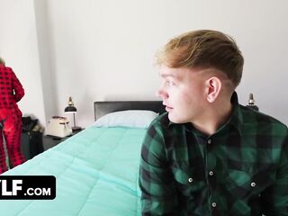 Big Titted Stepmom Lets Hung Stepson Pound the Screw Out of Her Constricted Pussy - MYLF