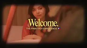 Philippines-born Pinay girlfriend giggles as you share Filipino breakfast