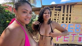 Festa boa na praia Enseada dos Coarais em Cabo PE