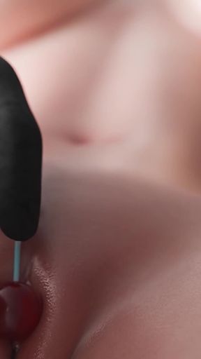 2b Nier Automata - Lollipop Pussy Rub & Big Dick Cumshot - Rule34 3D Animation
