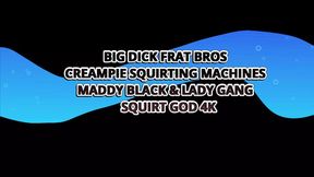 Lady Gang & Maddy Black Devour Charlie's Gigantic Cock&#x1F32D;