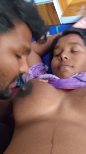 Devar apni pregnant bhabhi ka boobs suking kar raha he - desi hot young bhabhi beautiful nipple suking.   Clip 2