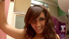 Hot Latin beauty prefers big mature cocks