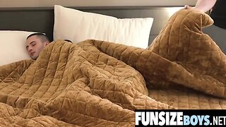 Massive prick stretches assholes of two teen teenagers - funsizeboys.net