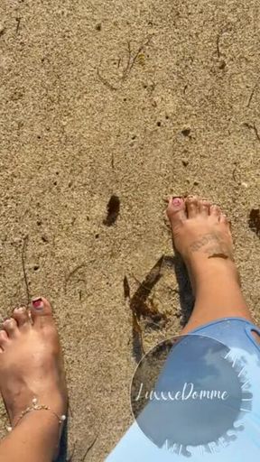 Sandy Toes and Sun-Kissed Soles: A Summer of Submission