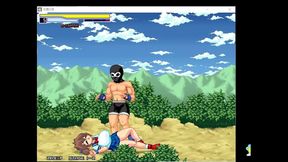 Huge-Titted Anime Warrior Fights for Pleasure in Erotic Game Adventure