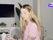 Morning Wood Sucked Off By Beautiful Green Eyed Step Sis- Rosie Rider