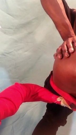 Enema Anal - Deep Wet Water Fucking with a Buttplug in My Mouth and Ass