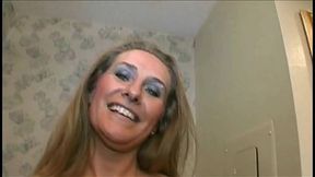 Blonde COUGAR gets hammered while gaming - Nerdy Gamer Girls 2