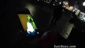 Steamy Hookup: Blowjob Passion Beneath Pragues Glowing Moon – Hot Naked Nights 18+