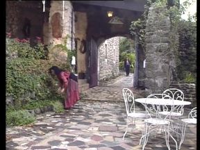 18 Year Old Brunette Teen Gets Grabbed by Older Man. Intense Outdoor Encounter!