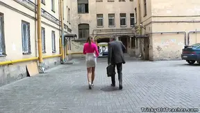 Strict Teacher Gets Blowjob From Horny Student and Fucks Her Pussy