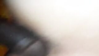 big black dick jizzes inside BBW booty (creampie)