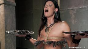 ”Milf in back arch bondage trained”